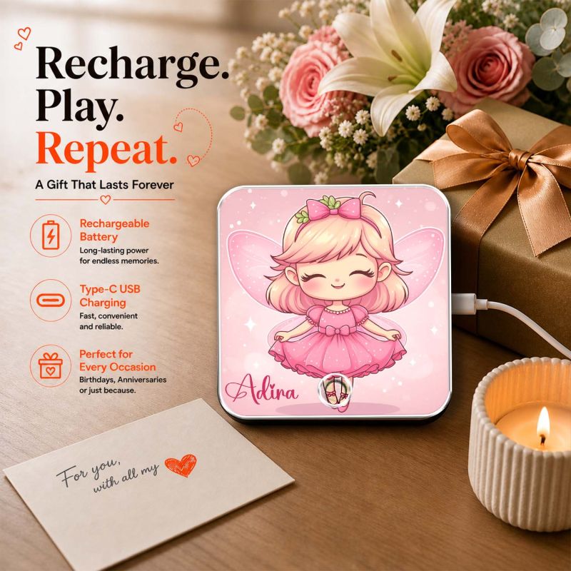 Princess Theme Return Gift for Girls  Personalized Musical Fridge Magnet Fairy Tale Gift Cartoon Magnet